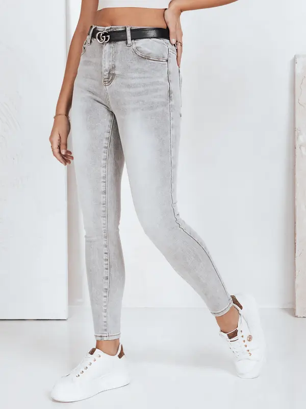 DStreet Ženske sive ozke kavbojke