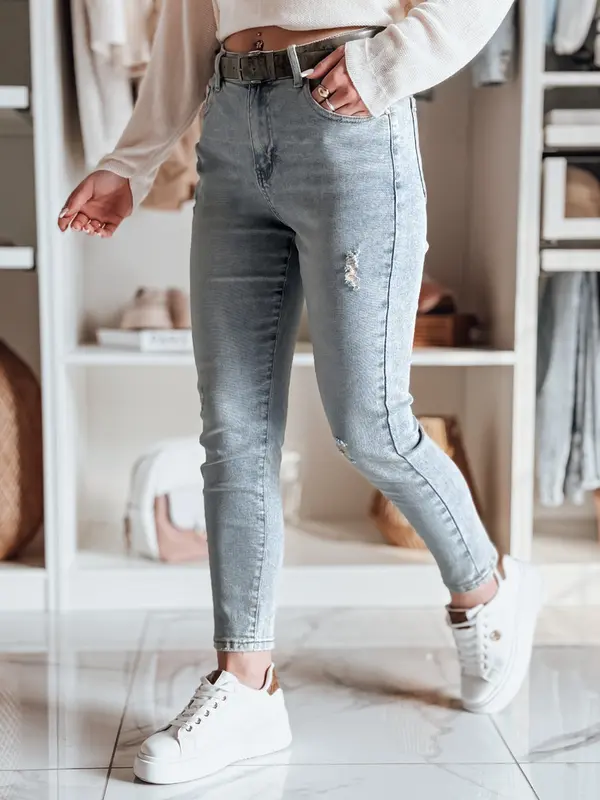 DStreet Ženske slim fit kavbojke z MIXFELL pasom