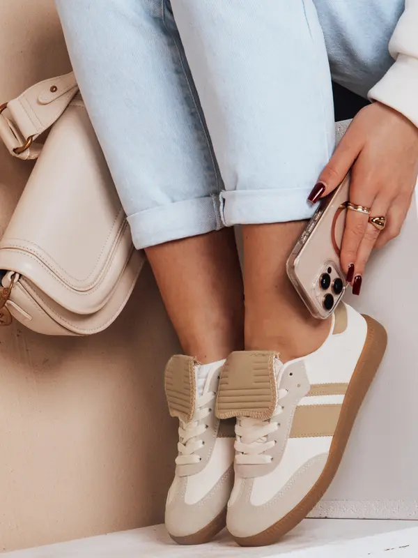 DStreet Ženske športne superge SNIKAR bež