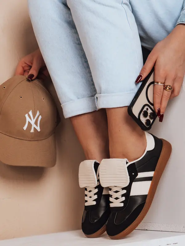 DStreet Ženske športne superge SNIKAR črne