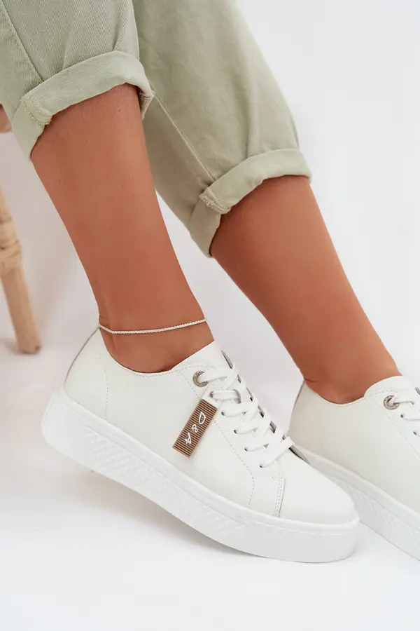 D&A Ženske superge iz naravnega usnja D&amp;A