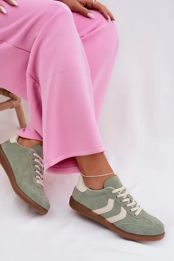 EVENTO Ženske superge iz organskega semiša, zelene Jesavella