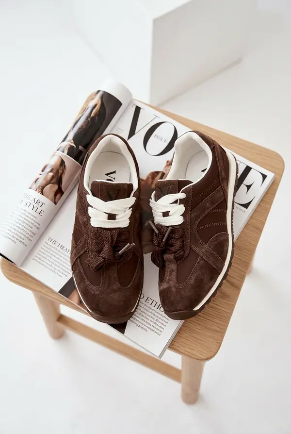 VINCEZA Ženske superge iz semiša Vinceza