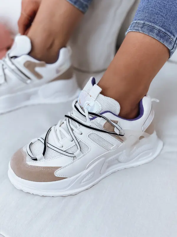 DStreet Ženske superge LESI bele