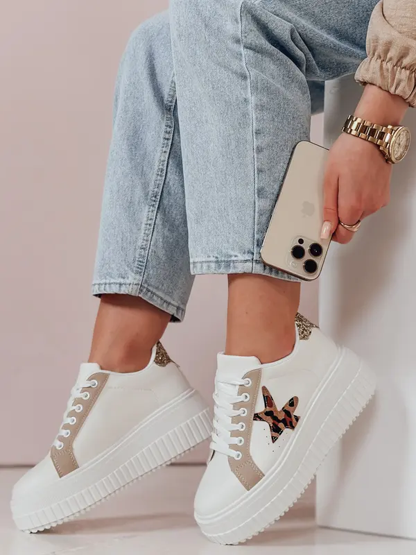 DStreet Ženske superge na platformi STARPAN