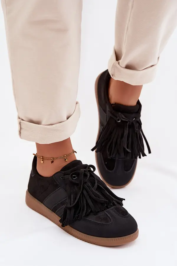 Boto Ženske superge s črnimi resicami Dorivelle