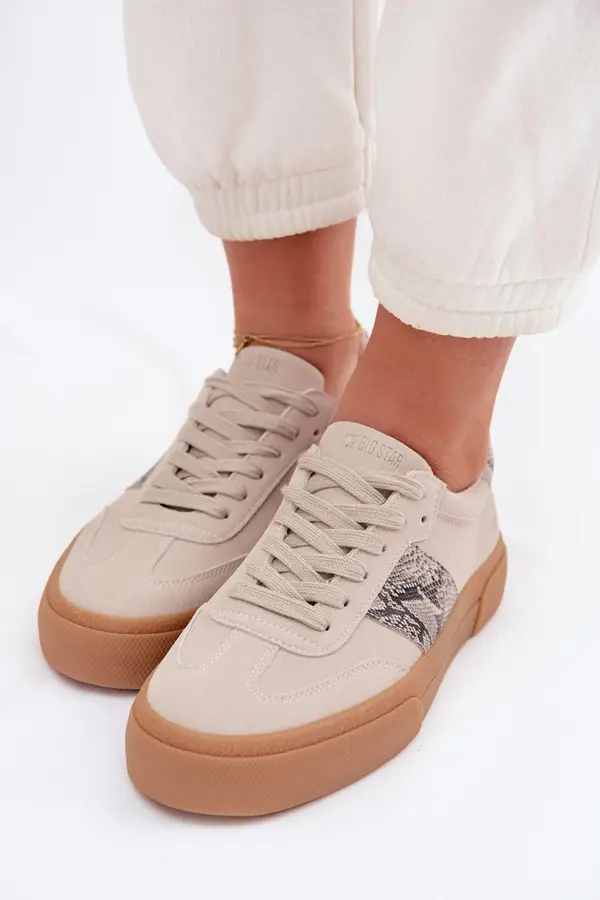 BIG STAR SHOES Ženske superge s kačjo kožo BIG STAR