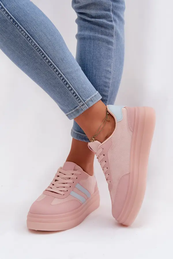 Boto Ženske superge s platformo Boto roza