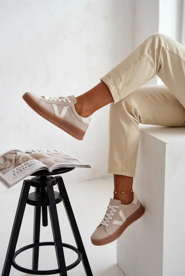 VINCEZA Ženske superge Vinceza bež