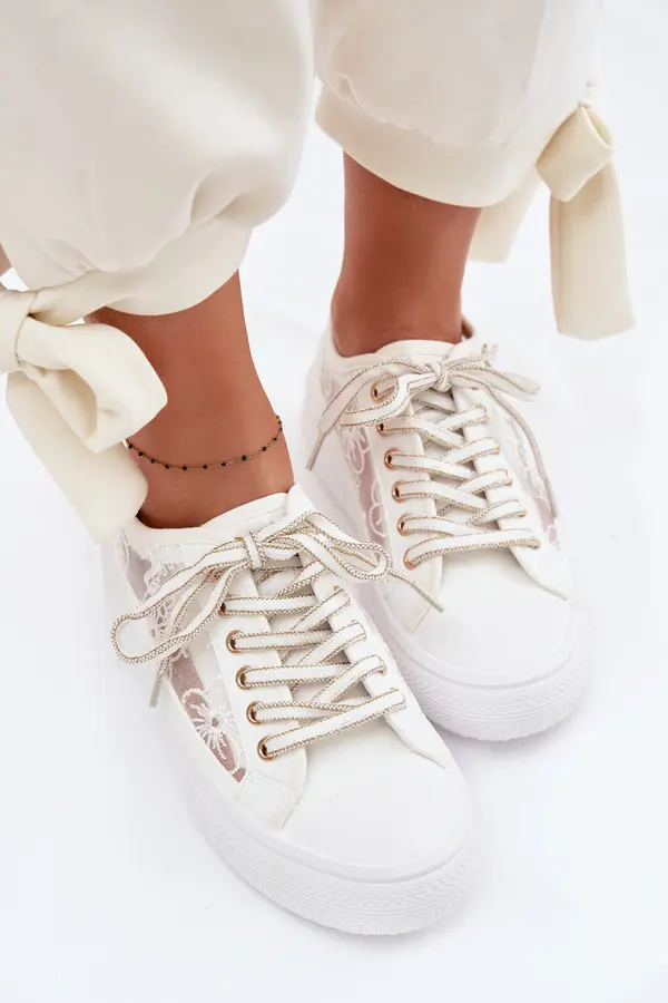 Lee Cooper Ženske superge z vezalkami in platformo Lee Cooper