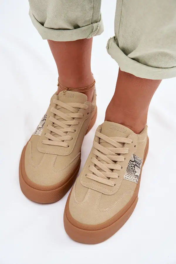 BIG STAR SHOES Ženske superge z vzorcem kač Big Star