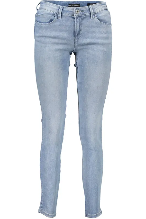GUESS JEANS Ženske svetlo modre kavbojke GUESS