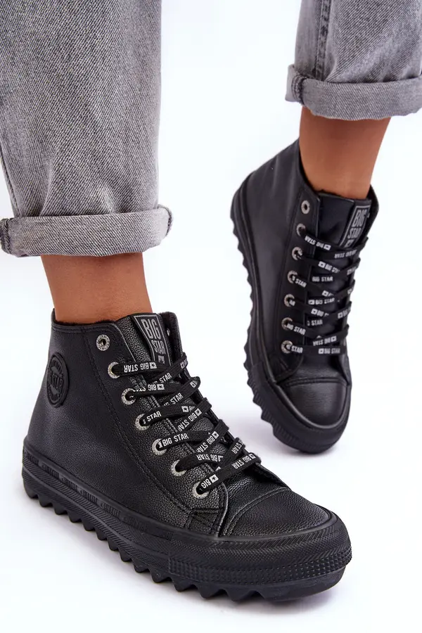 BIG STAR SHOES Ženske teniske BIG STAR SHOES BLK