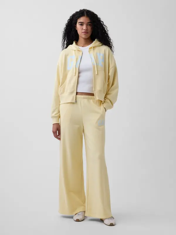 GAP Ženske trenirke GAP s širokimi hlačnicami