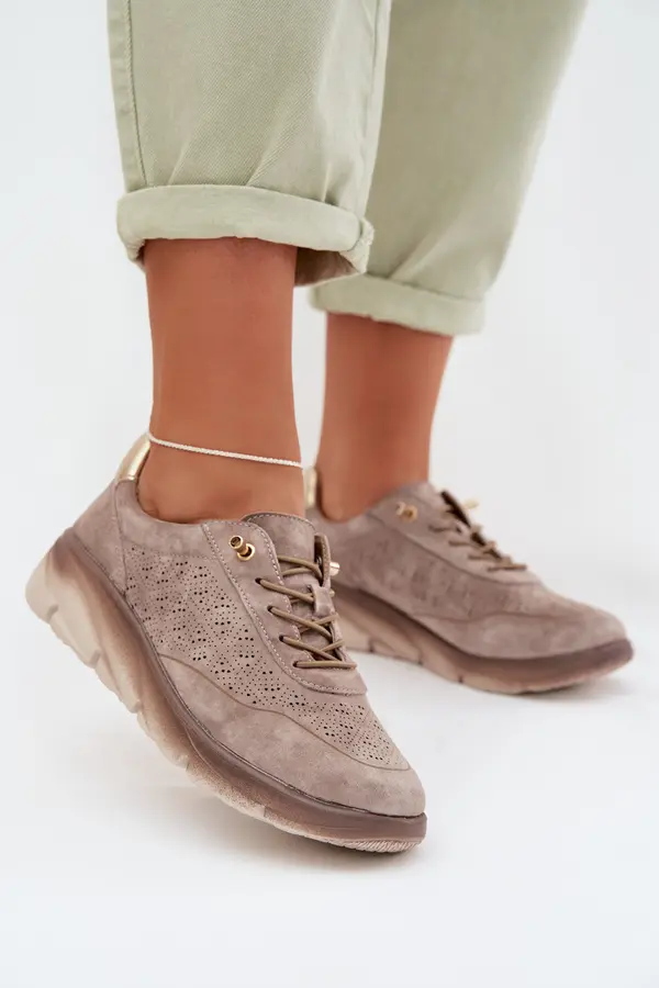 SERGIO LEONE Ženske usnjene superge Sergio Leone