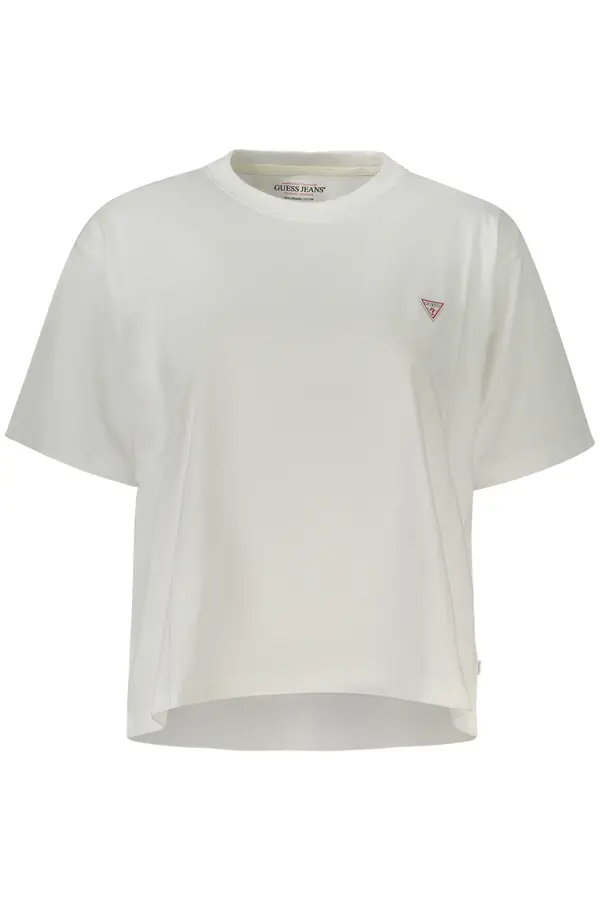 GUESS JEANS Ženski beli kratki top