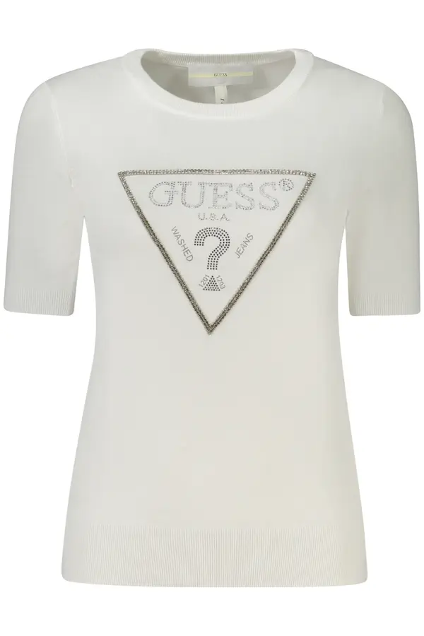 GUESS JEANS Ženski beli pulover GUESS JEANS