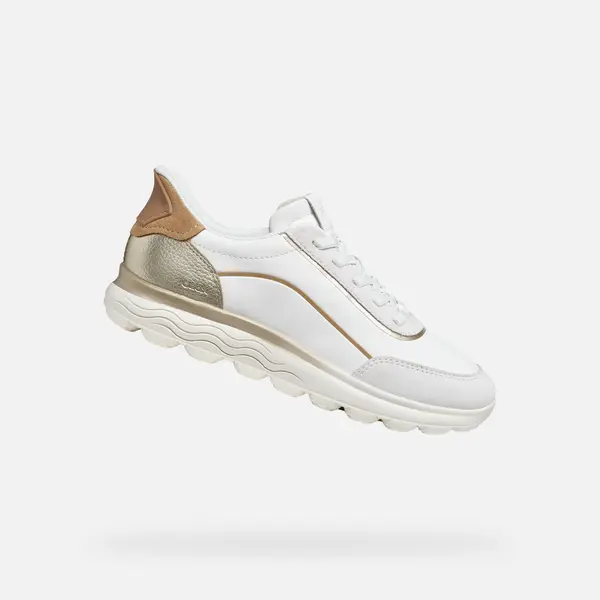 GEOX Ženski beli superge Geox Spherica Plus