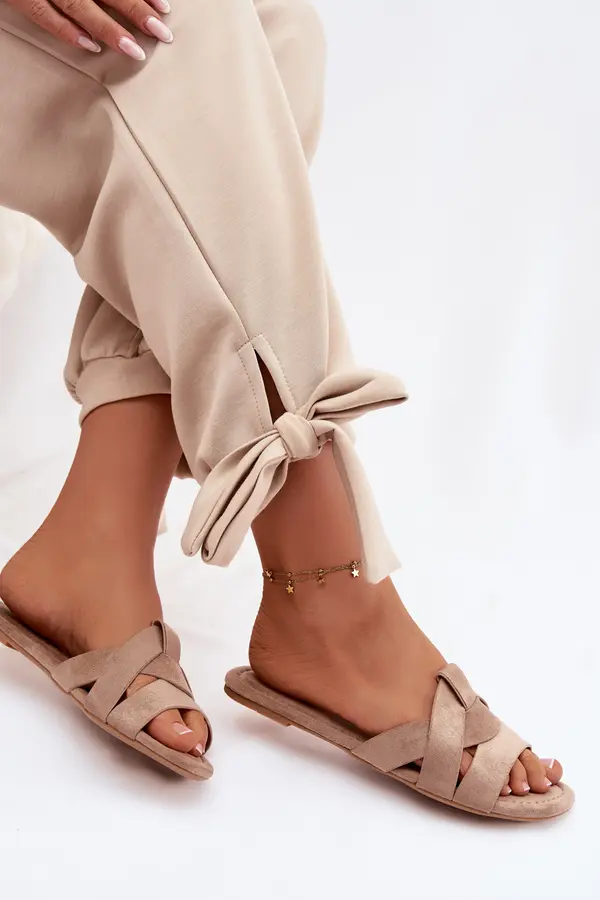 Boto Ženski bež copati Pavelle