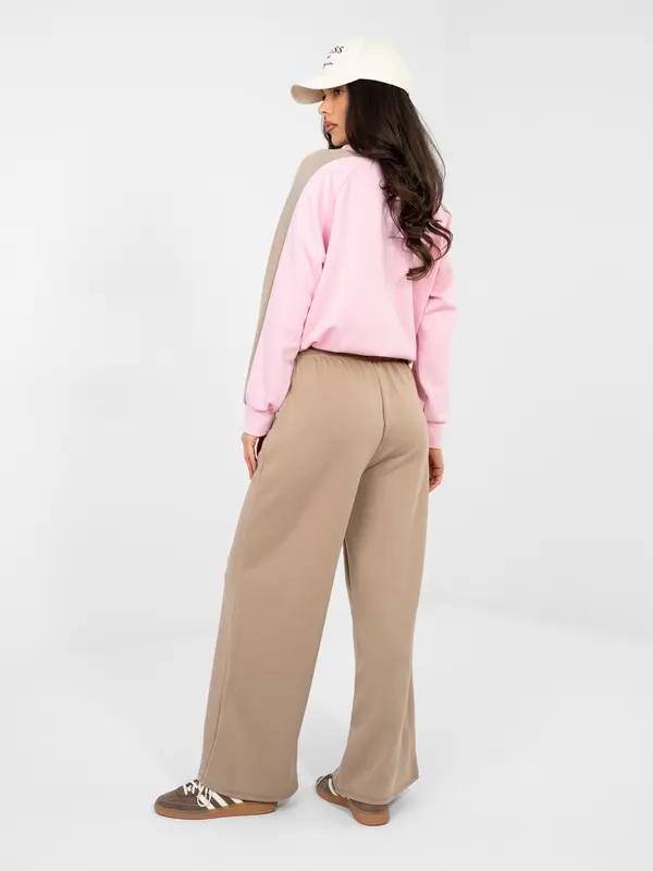 RUE PARIS Ženski bež-roza komplet