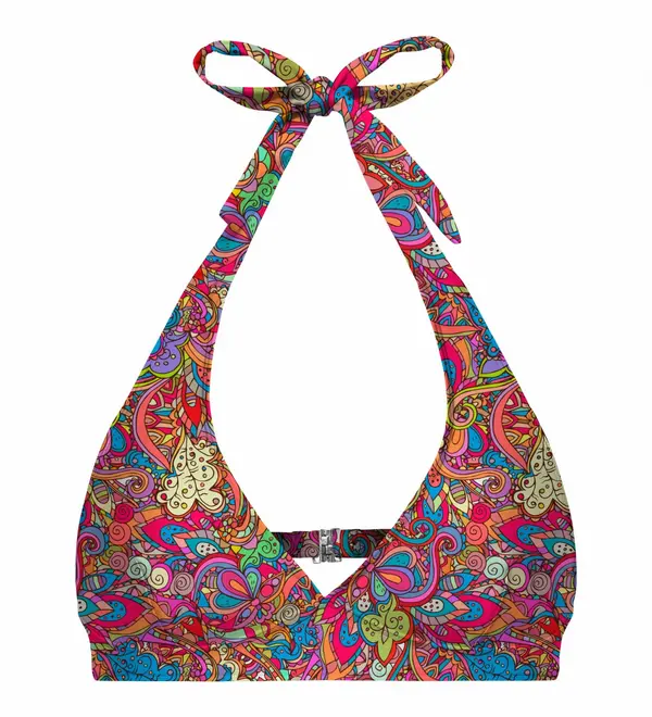 Mr. GUGU & Miss GO Ženski Bikini Top (vrh) Mr. GUGU & Miss GO INDIAN PATTERN