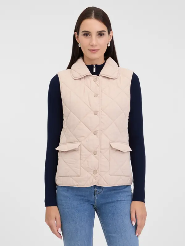 Orsay Ženski brezrokavnik kremne barve ORSAY