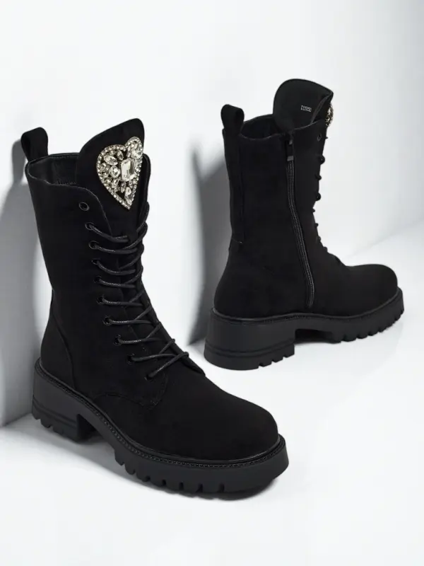 Resti Ženski čevlji z vezalkami do gležnjev Emelune