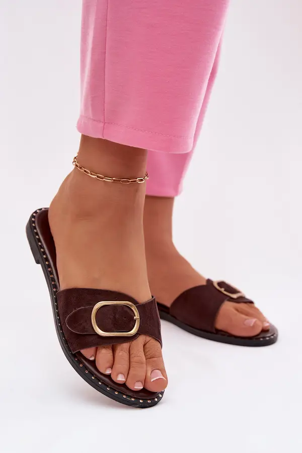 Boto Ženski čokoladni japonki z zaponko