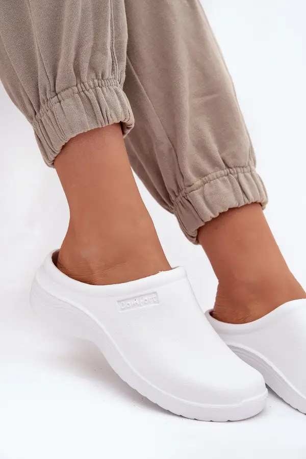 Boto Ženski copati Boto Foam beli