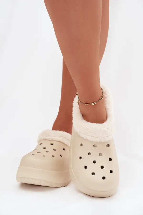 Boto Ženski copati Boto Foam s krznom