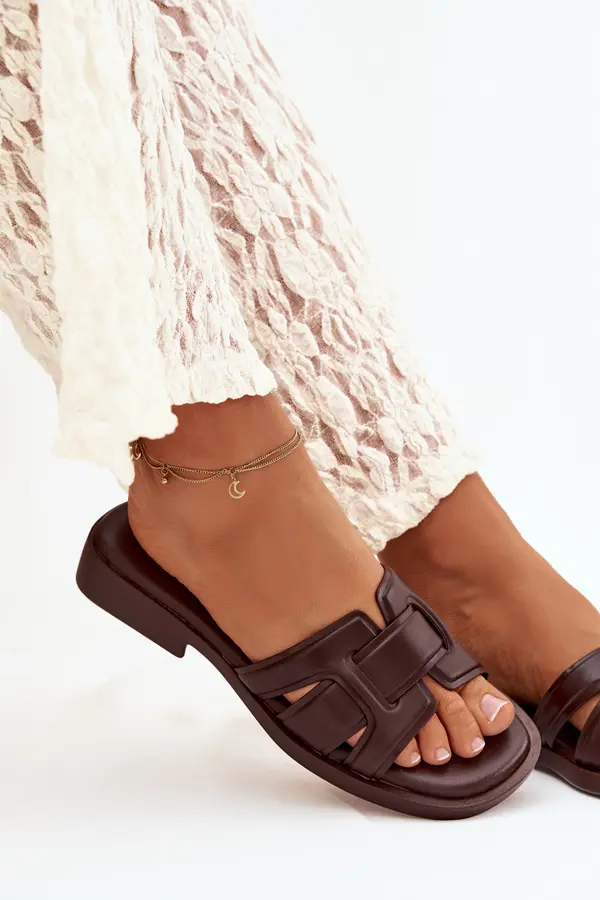 Boto Ženski copati Boto Lorania čokoladni