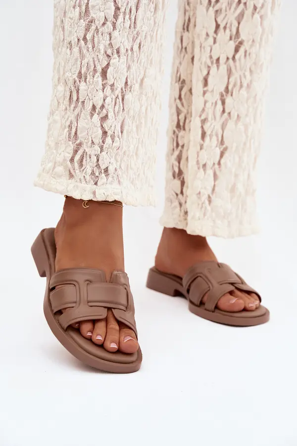 Boto Ženski copati Lorania temno bež