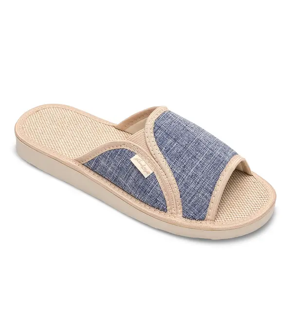 Natural Style Ženski copati Natural Style NS-007 modro-bež barve