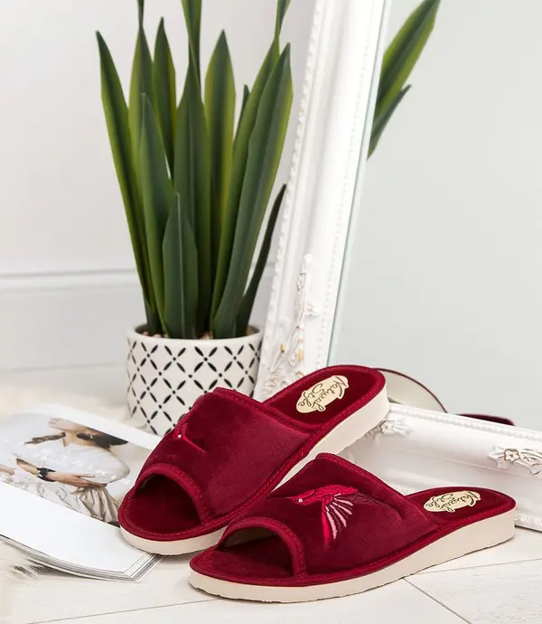 Natural Style Ženski copati Natural Style NS-037 bordo