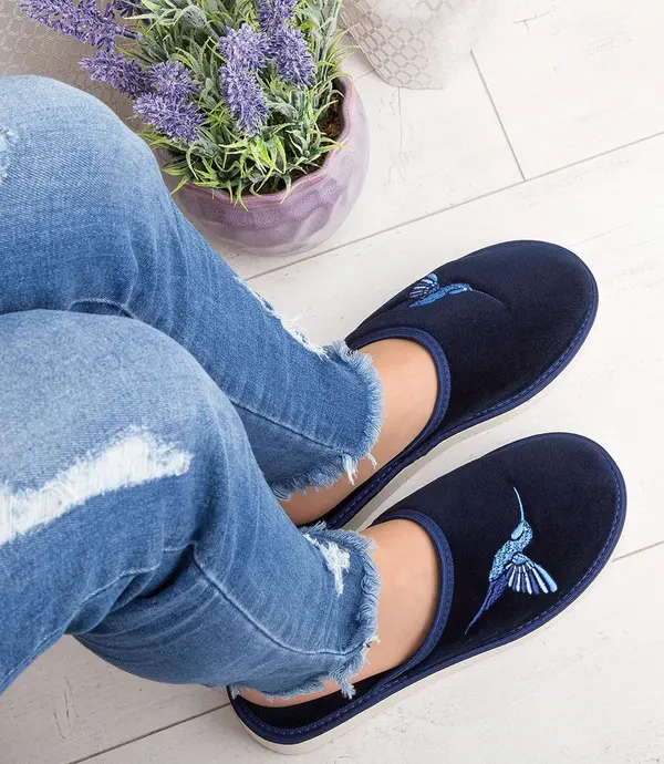 Natural Style Ženski copati Natural Style NS-038 modri