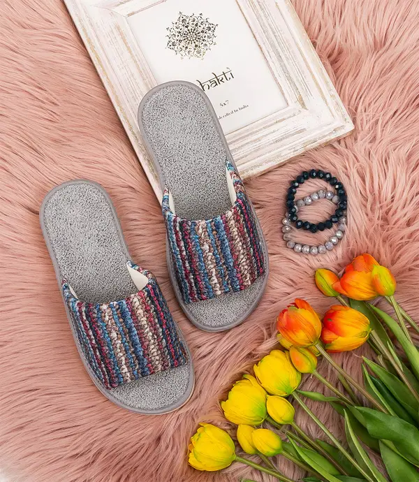 Natural Style Ženski copati Natural Style NS-074 sivi