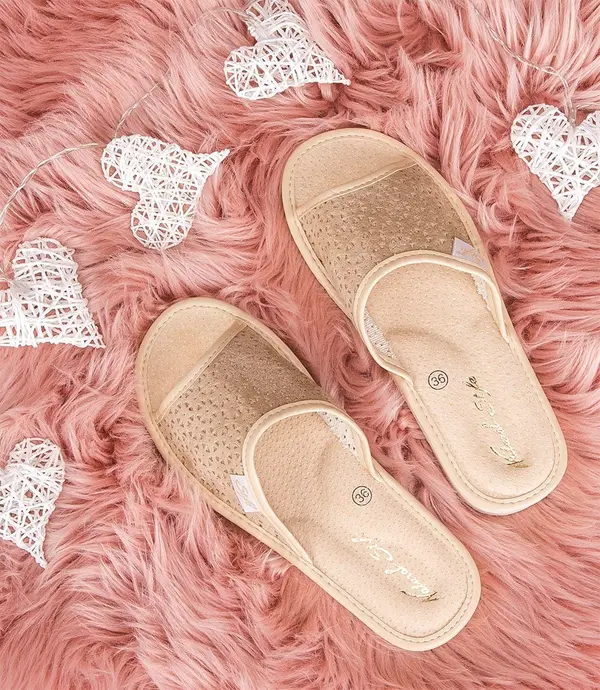 Natural Style Ženski copati Natural Style NS-116 bež