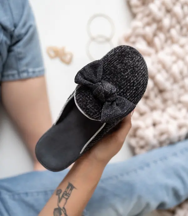 Natural Style Ženski copati NS-264 črne barve