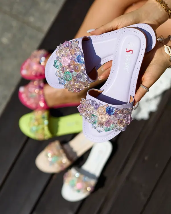 Resti Ženski copati Resti Royalfashion s kristali