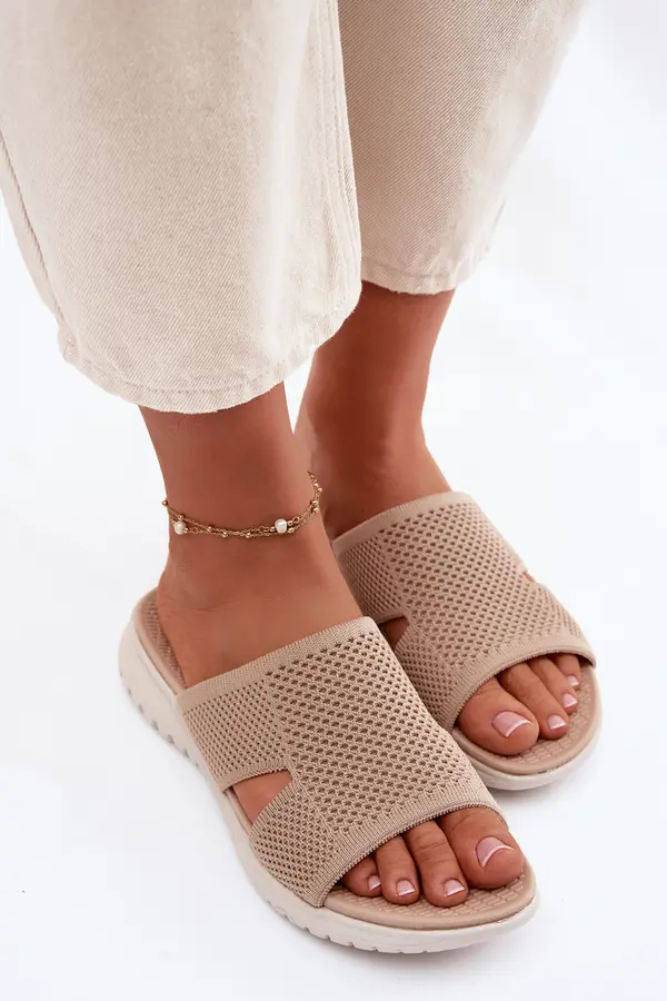 SERGIO LEONE Ženski copati Sergio Leone KL064 bež