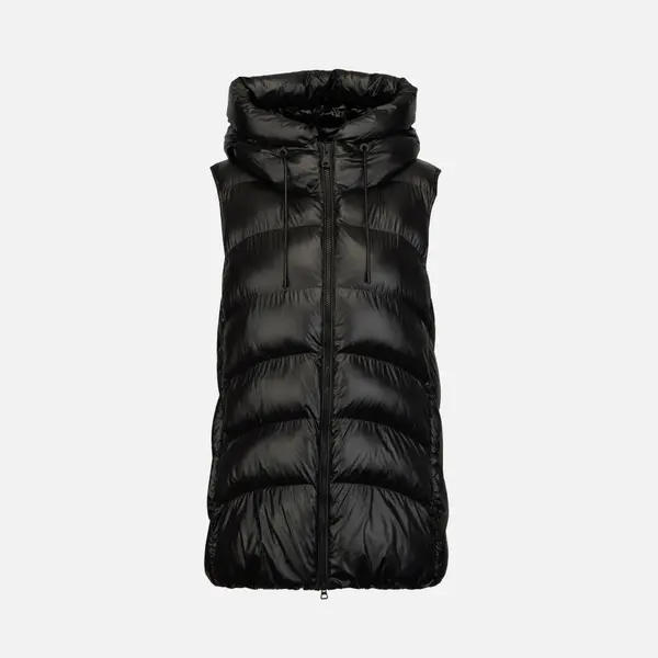 GEOX Ženski črni telovnik Geox Bleyze