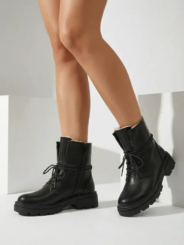 Resti Ženski črni zimski gležnjarji