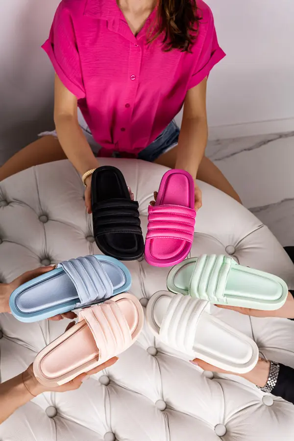 Resti Ženski črtasti japonki v modri barvi