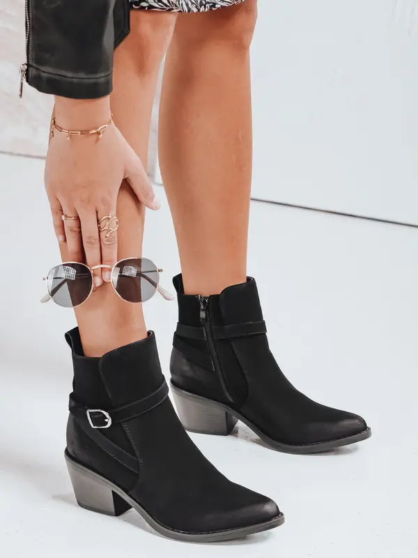 DStreet Ženski gležnjarji s peto