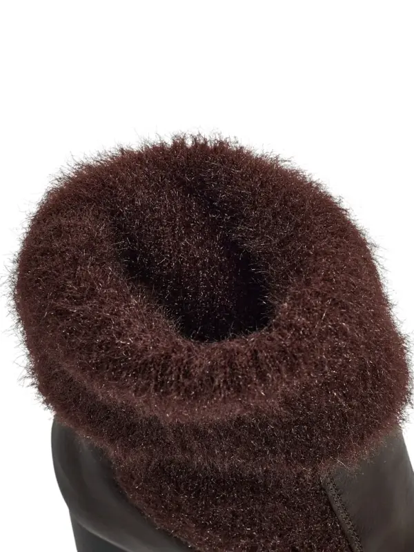 Resti Ženski gležnjarji s peto in pletenim detajlom