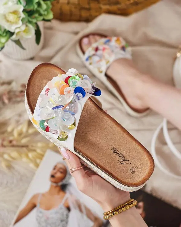 Resti Ženski japonki Resti Royalfashion Loassa z okrasnimi kamni