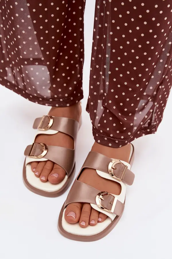 Boto Ženski japonki z zlatimi zaponkami