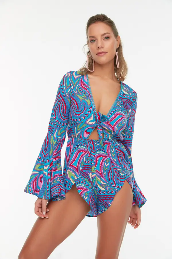 Trendyol Ženski kombinezon Trendyol Tie detailed