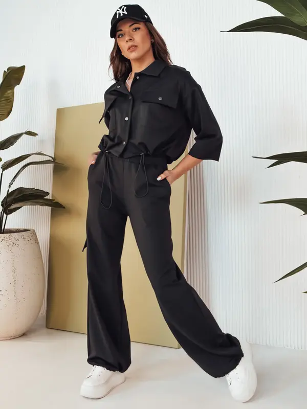 DStreet Ženski komplet MAROD črne barve