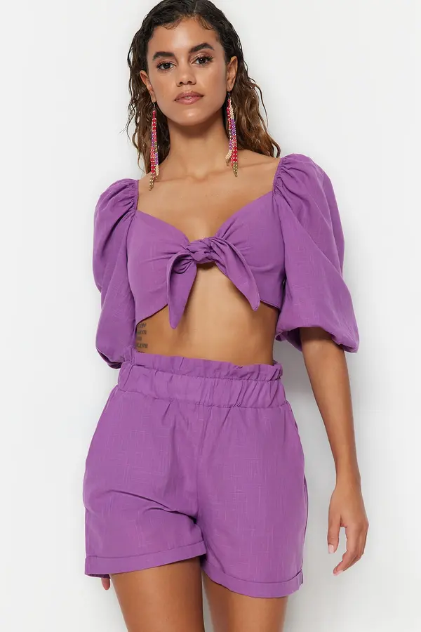 Trendyol Ženski komplet Trendyol Detail Upside